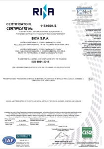 Certificato ISO 9001 RINA